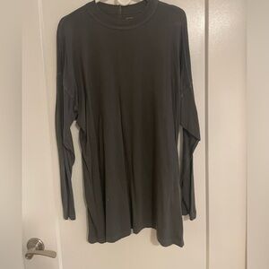 Free people tunic/long sleeve cotton shirt sz large